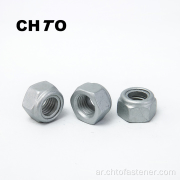 ISO 7040 Grade 12 Dacromet Nylon Insert Hexagon Lock Nut